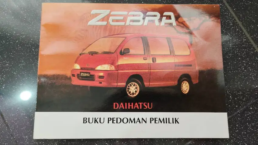 Buku Pedoman Pemilik / Owner Manual Daihatsu Zebra