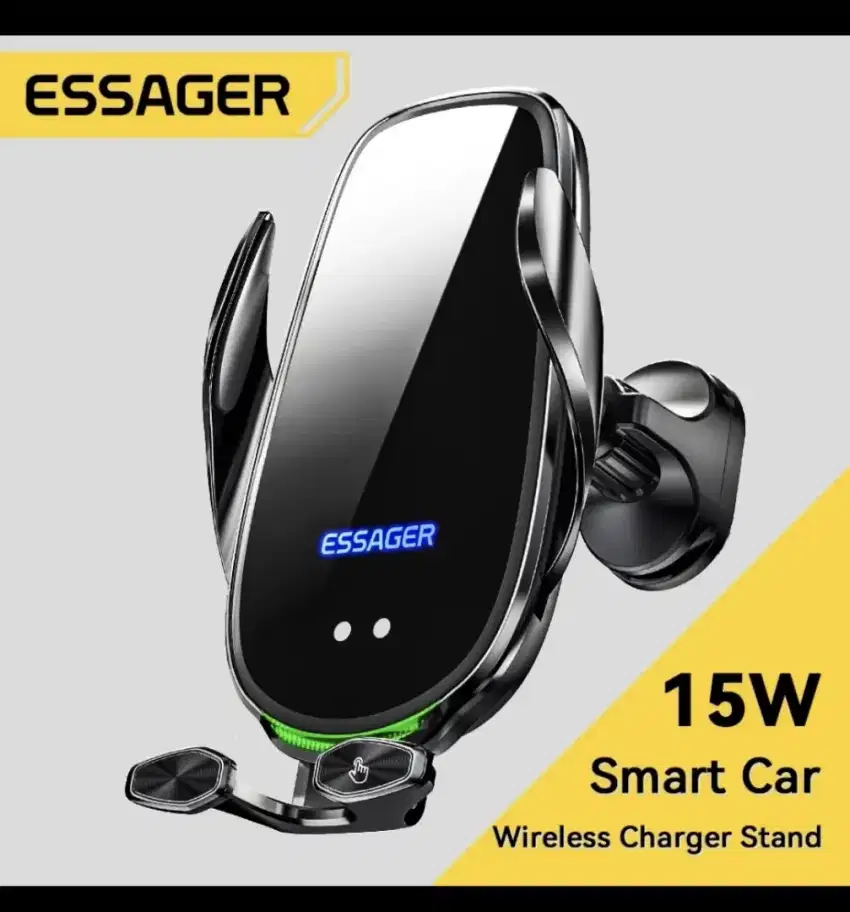 Essager Car stand wireless charging 15W type C