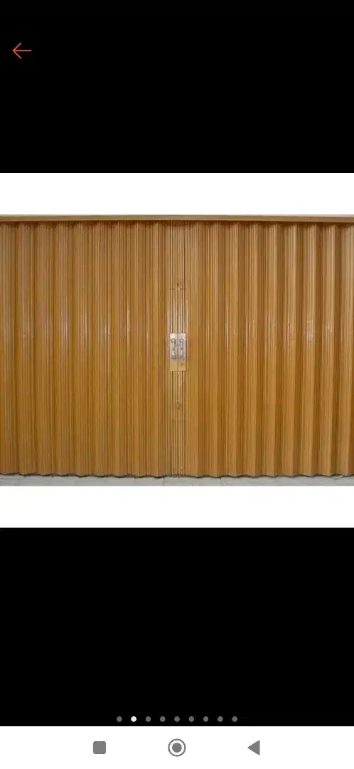 Roling door folding gate