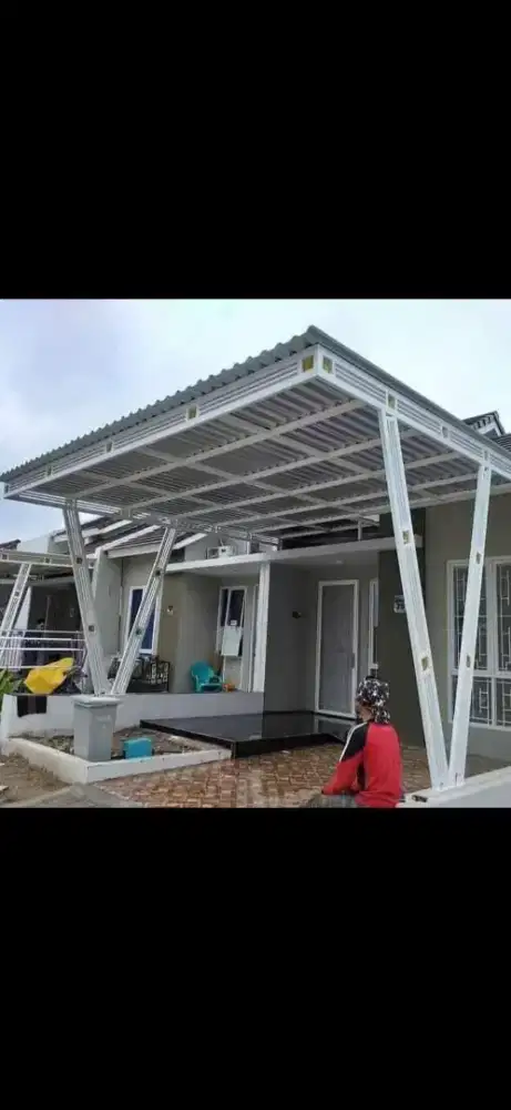 kanopi rangka dobal atap alderon rs354iif