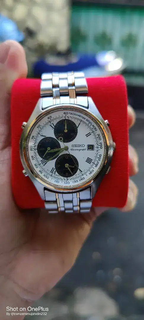 Seiko chronograph alarm Panda