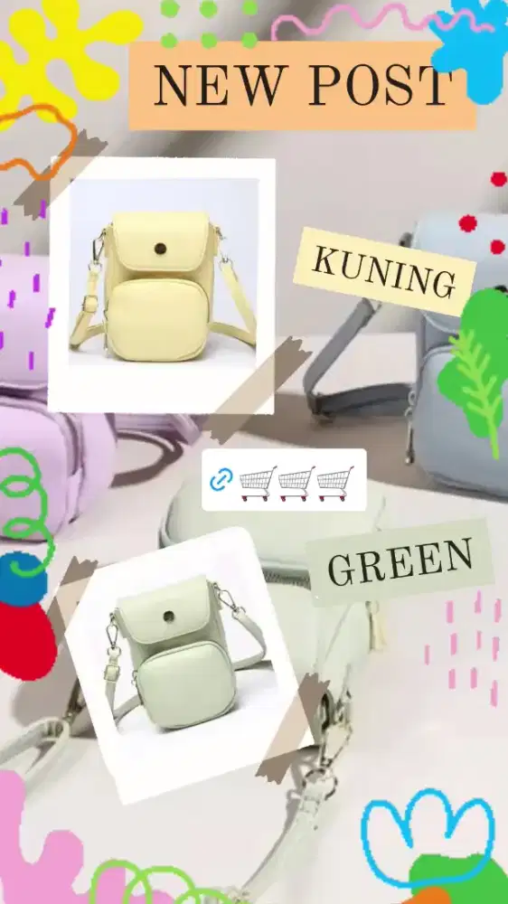 Tas Imut Gemoy Warna Soft