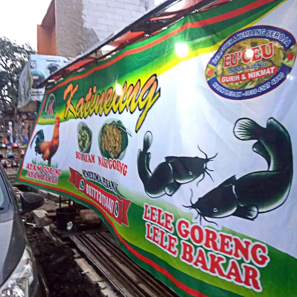 Spanduk Bahan MMT dan Kain Cepat Jadi