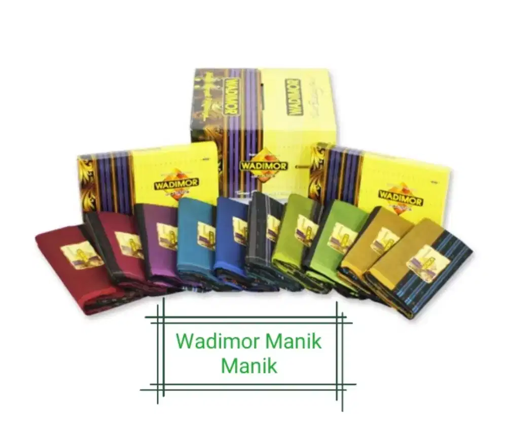 Grosir Sarung Wadimor Manik Manik per box isi 10