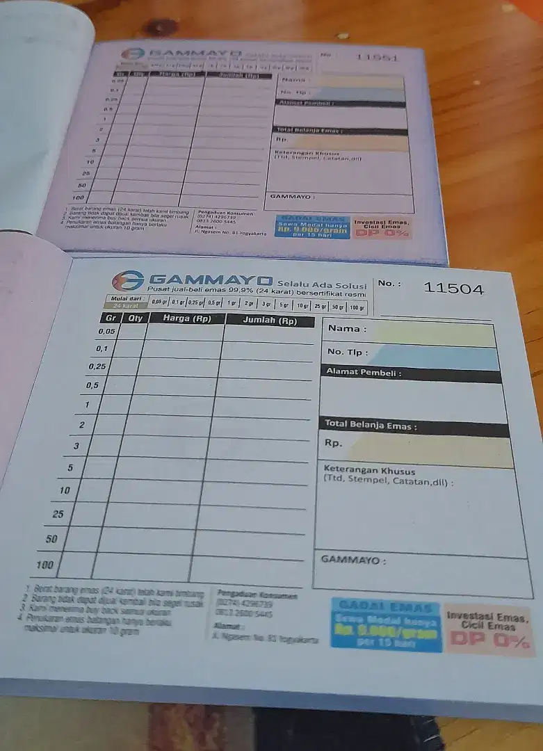 Nota Murah per Rim