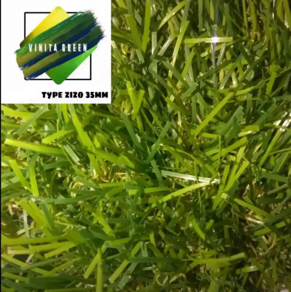 Rumput Sintetis Vinita Green Jepang 35mm 1m x 1m