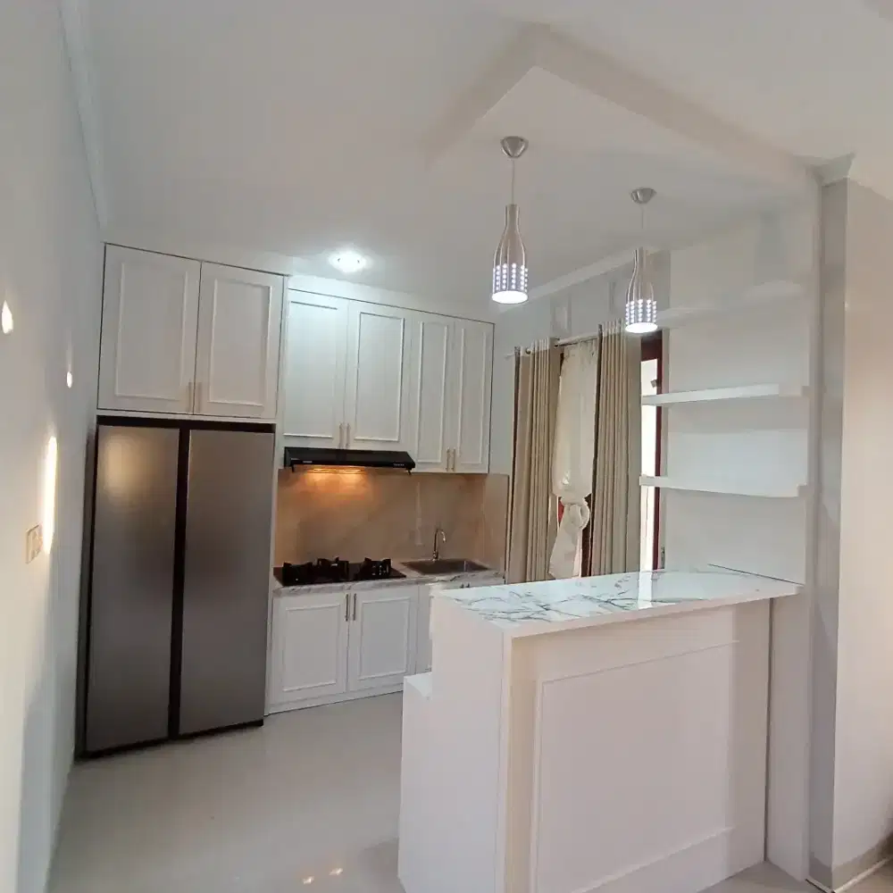 Kitchen set, lemari pakaian, partisi, bed, cabinet tv dll