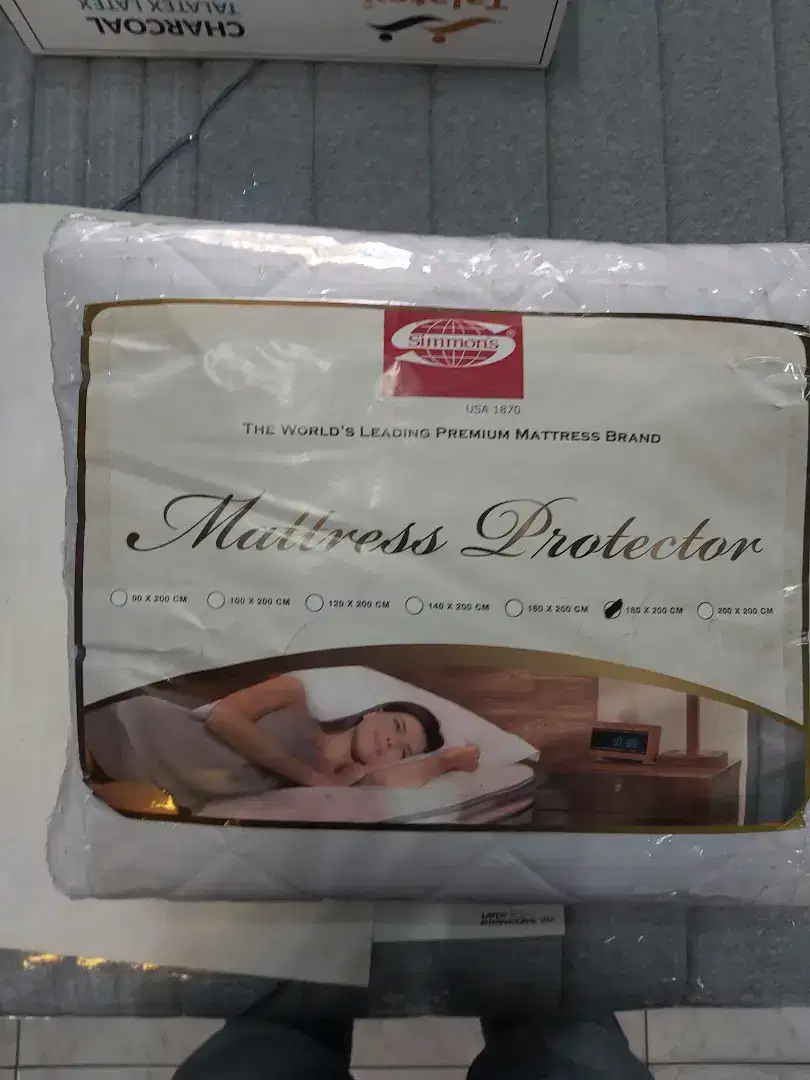 Matrass protector 180 x200  premium merek simmons