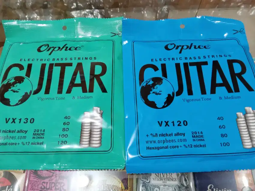 senar bass original orphee 4 senar dan 5 string ada