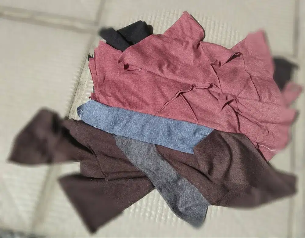 Kain Majun Jahit Sambung Warna