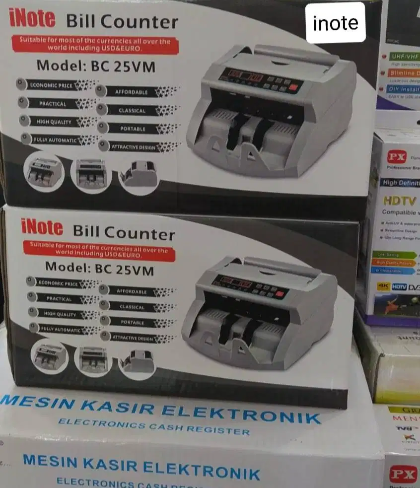 Mesin Alat Hitung Uang Money Counter iNote Bc25Vm