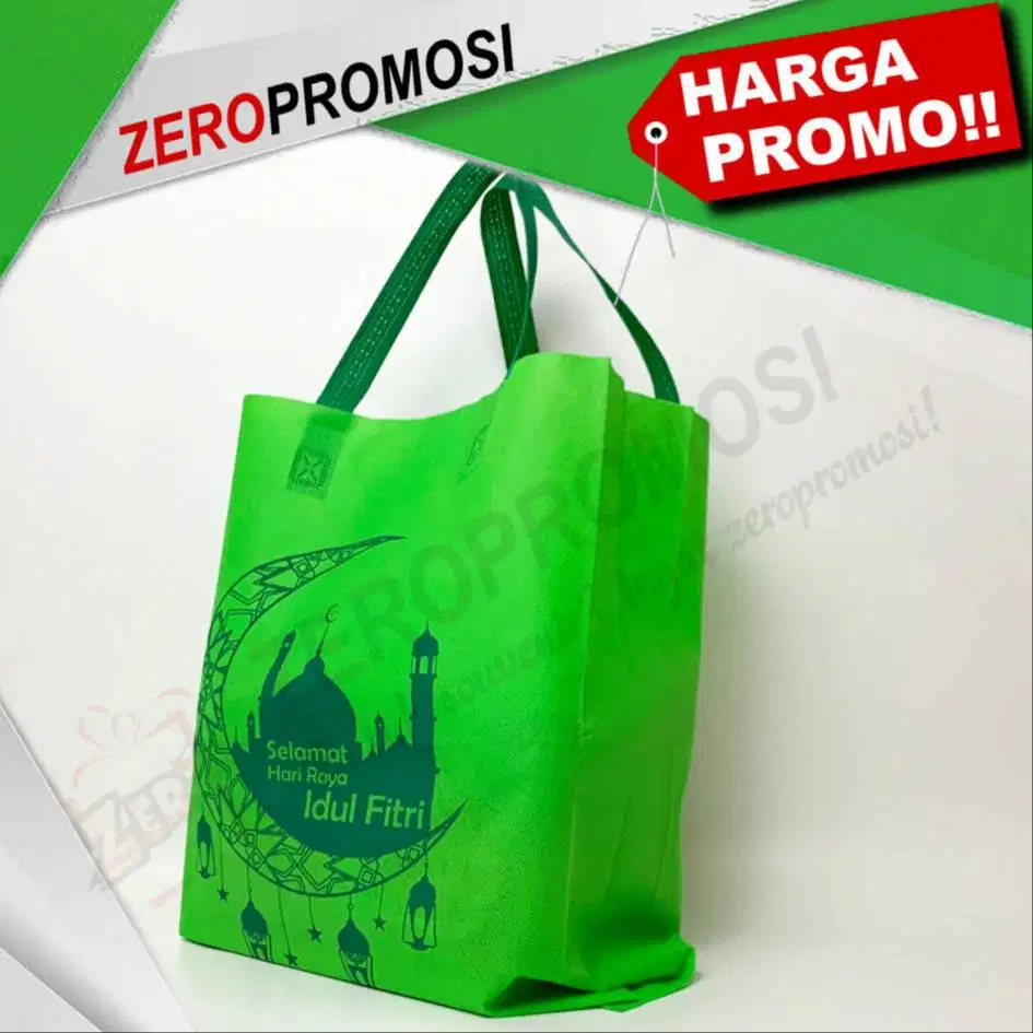 Tas lebaran Idul Fitri - Eid Mubarak - Tas Kain Souvenir Lebaran