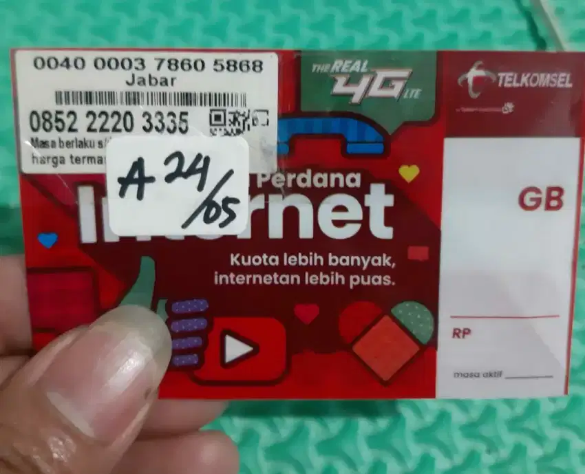 NOMOR CANTIK AS TELKOMSEL DOBEL TRIPLE