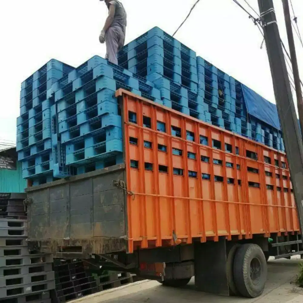 Palet plastik end pallet plastik hrga grosir