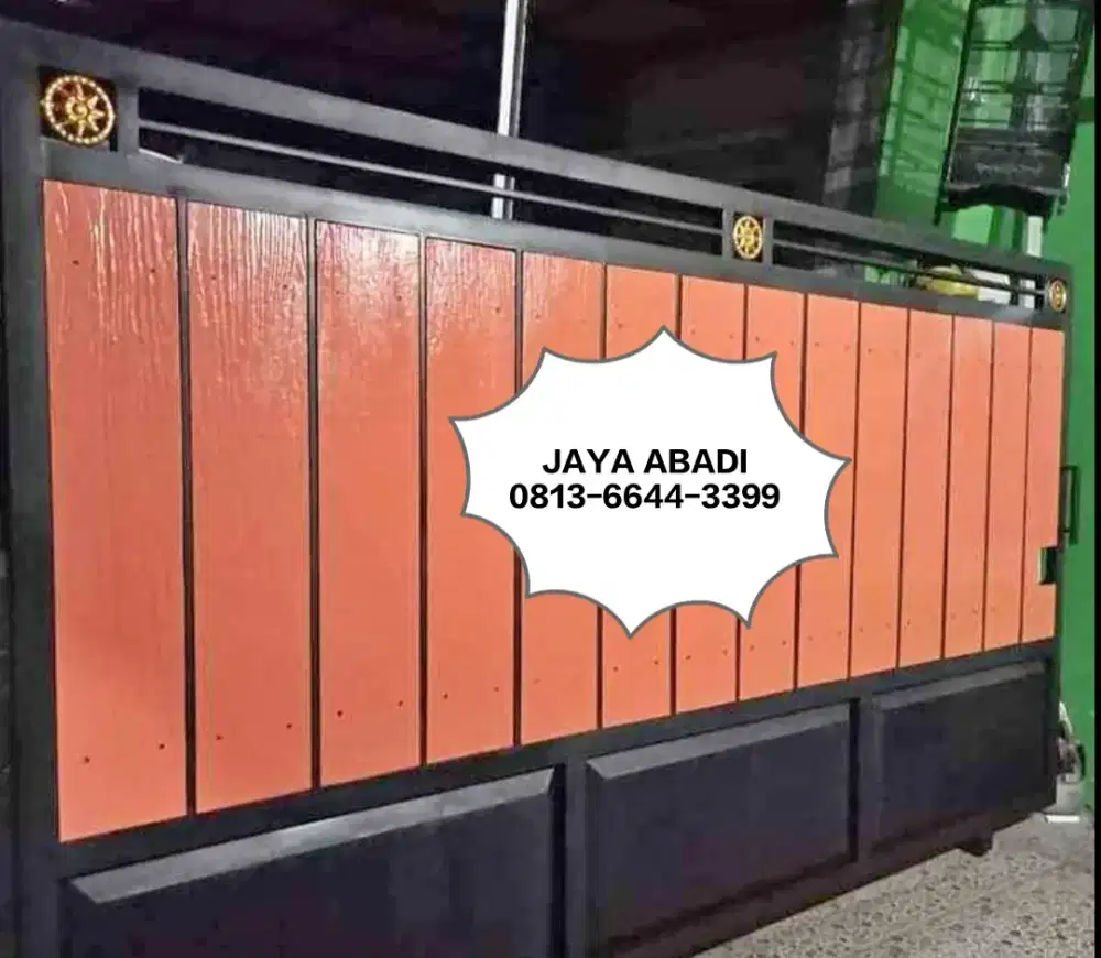 Pintu pagar motif grc 02