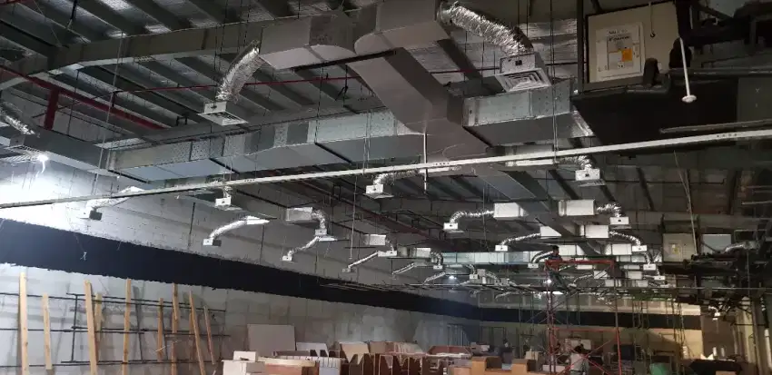 Instalasi Ducting ac, ducting exhaust dan instalasi gas