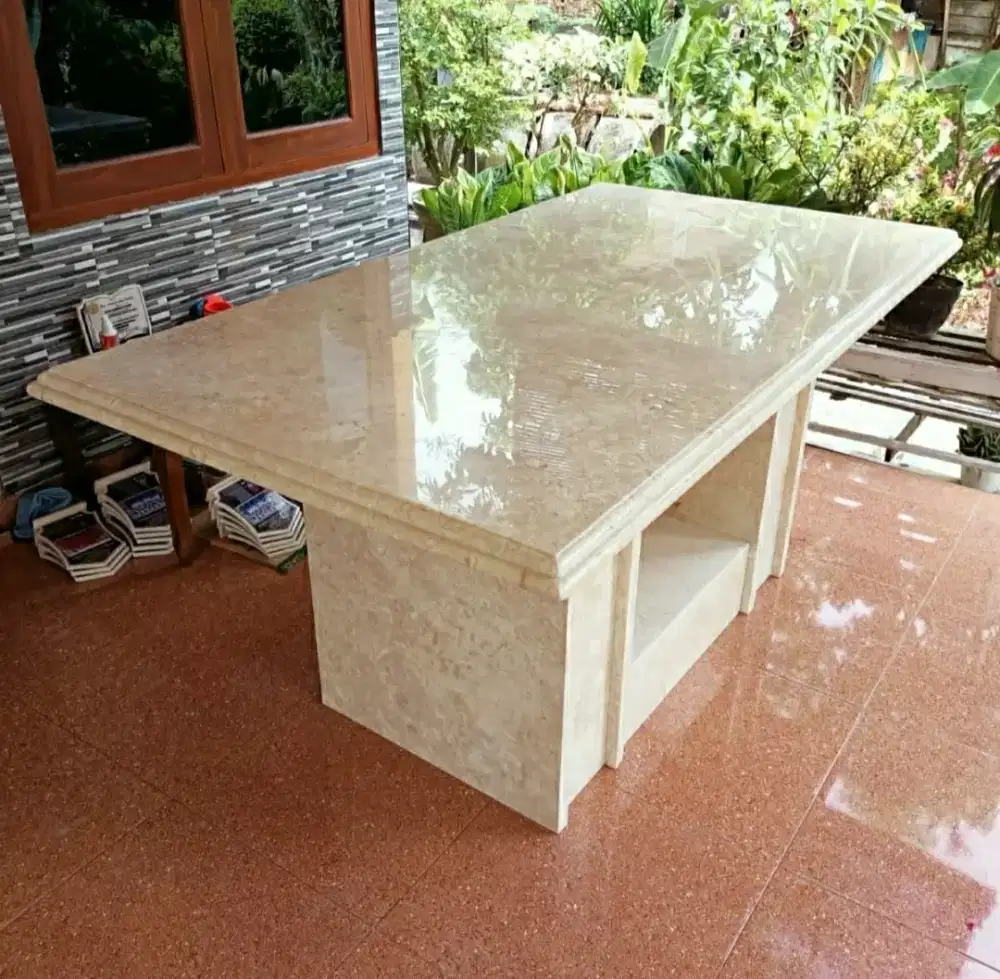 Meja Marmer Asli