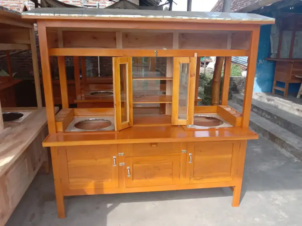 Gerobak Mie Ayam Bakso Mahoni dan Jati Murah