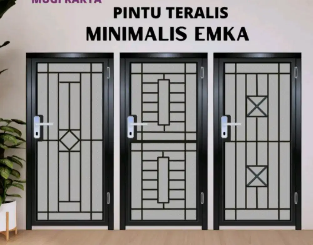 pintu tralis pagar kanopy reling balkon dll