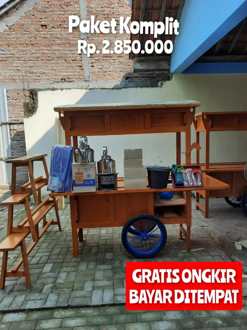 Gerobak Angkringan Kuningan Free Ongkir