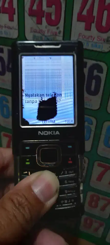 Hp Nokia 6500 Classic langka bahan nyala service/kanibal