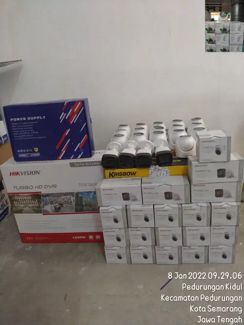 Promo cctv murah hikvision 2mp Original 4 chanell