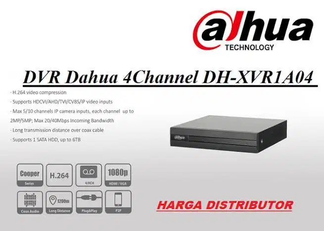 Dvr 4 channel cctv murah bandung