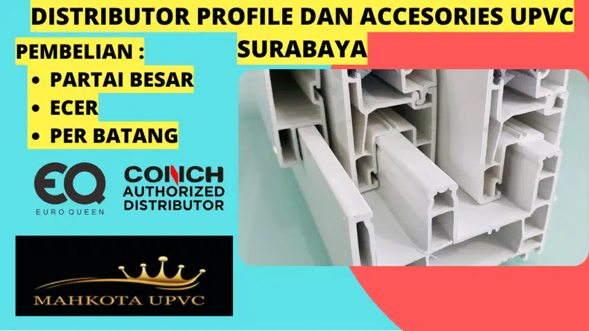 harga Profile dan accessories upvc sidoarjo