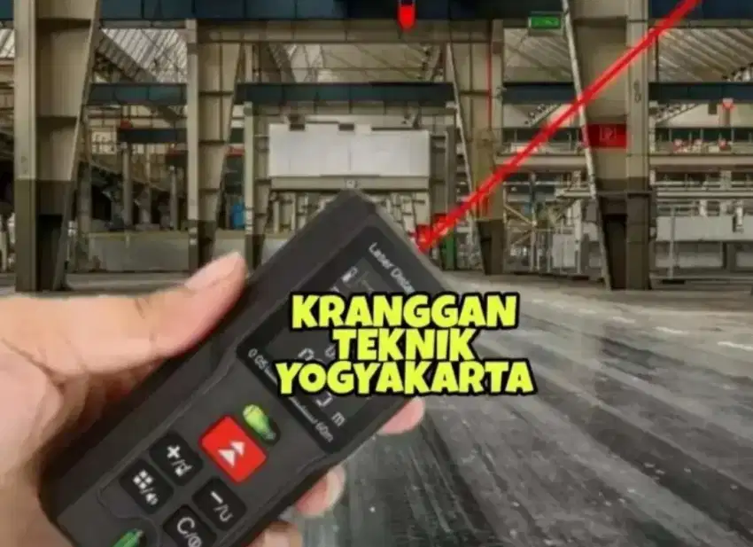 (KRANGGAN TEKNIK)meteran laser meteran digital pengukur jarak laser