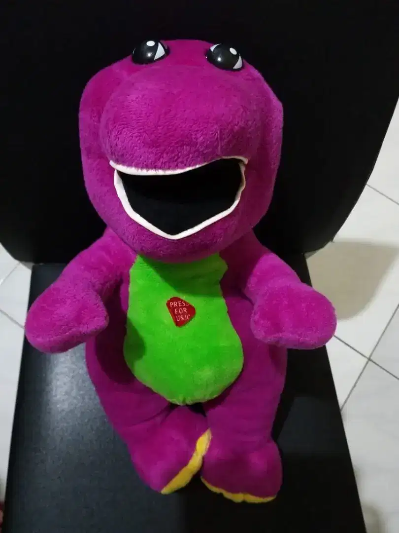 Boneka Barni Dino Ungu