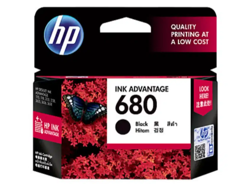 CARTRIDGE HP 680 COLOR and BLACK,NEW, SEGEL, ORIGINAL