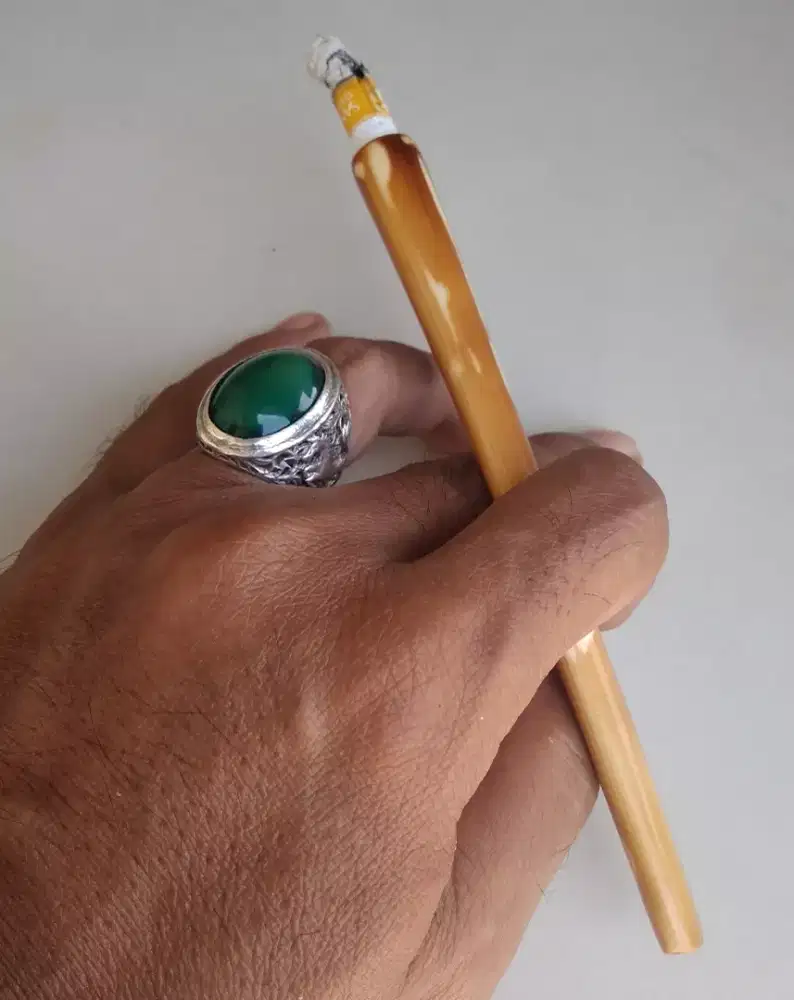 HARGA PROMO Cincin Natural Batu Asli Ijo Garut Marsih