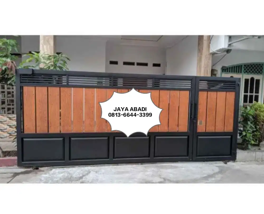 Pintu pagar motif grc 09