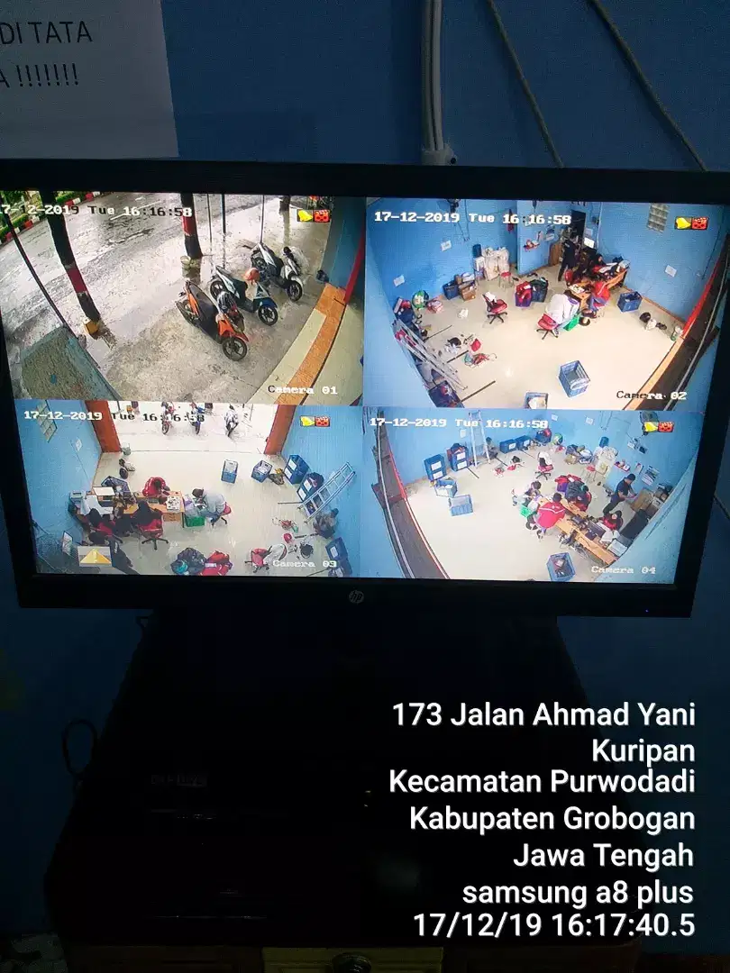 Cctv murah free monitor 19