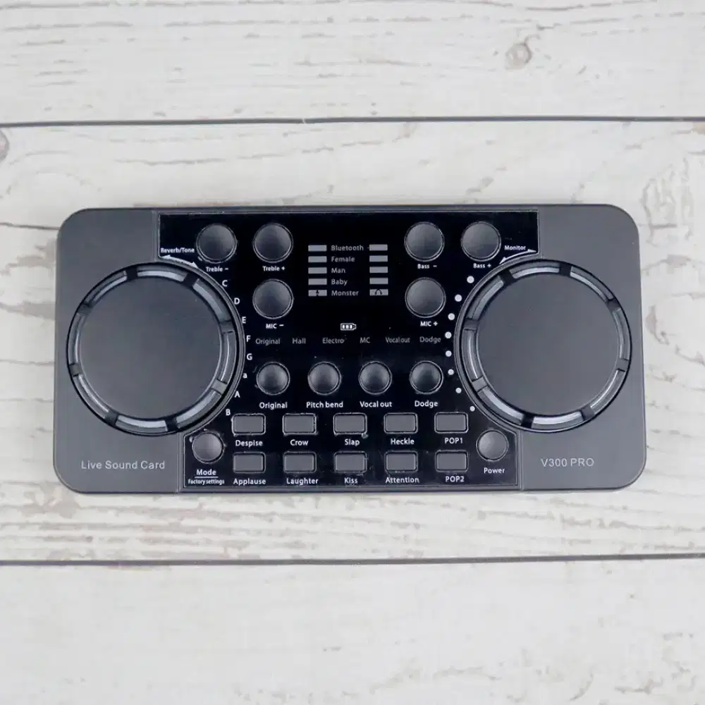 SUNSKI Audio Bluetooth USB External Soundcard Live Broadcast Phone