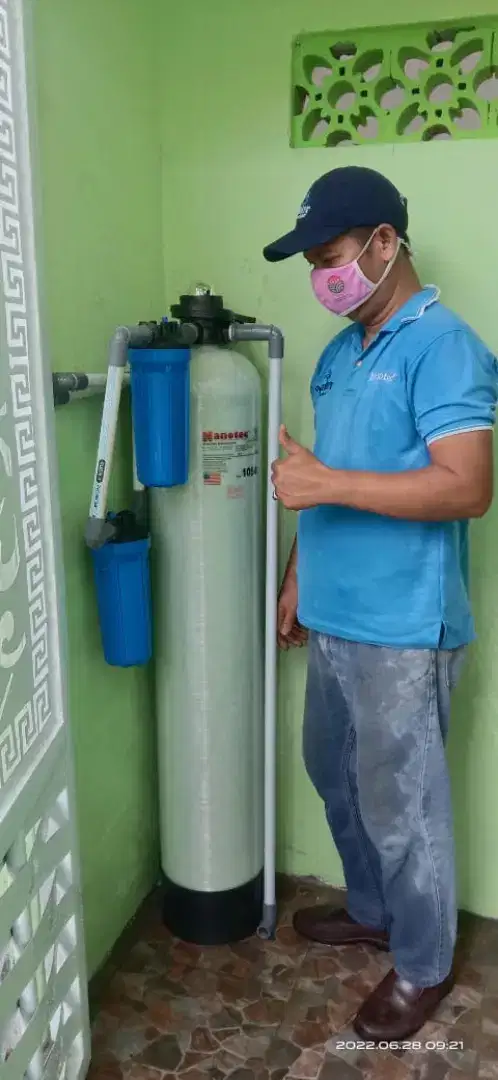 Alat filter saringan air pompa sumur bor tanah/PDAM PAM keruh butek b