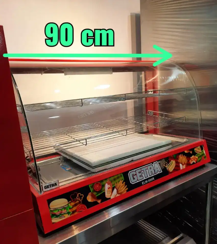 Mesin Food Warmer Getra Display Penghangat Makanan ELW-990R