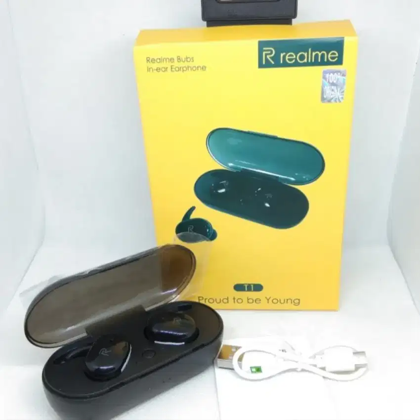 Headset Bluetooth, Realme T1 TWS,