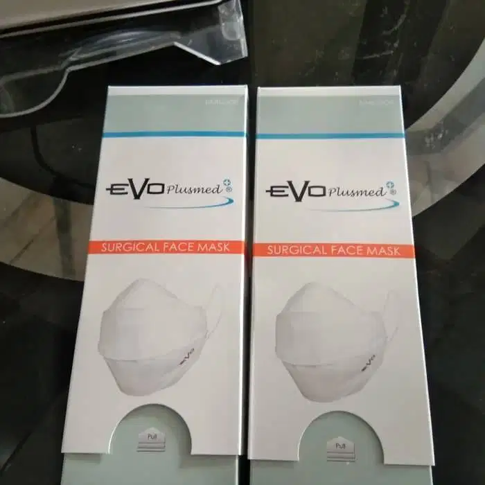 Masker Evo PlusMed 4D Warna Surgical Face Mask Earloop Anti Virus