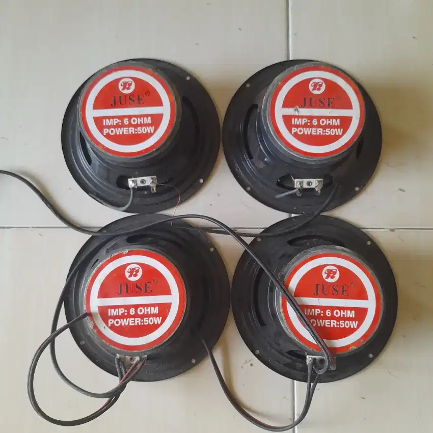 4 Speaker Juse Asli 6 Ohm 50 Watt