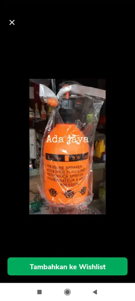 Alat semprot tanaman taman penyemprot tanaman taman Hand pump 3 liter