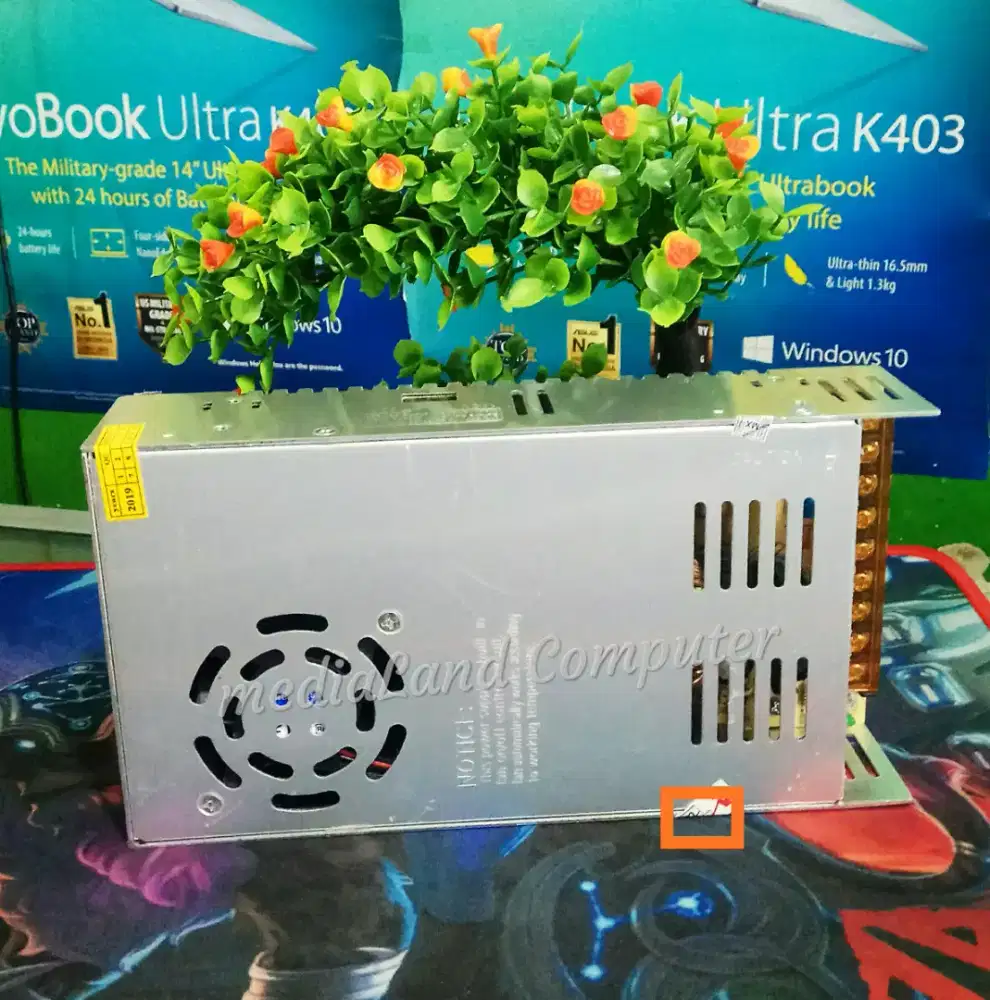 Adaptor Power Supply CCTV 30A Jaring + Fan. mediaLand