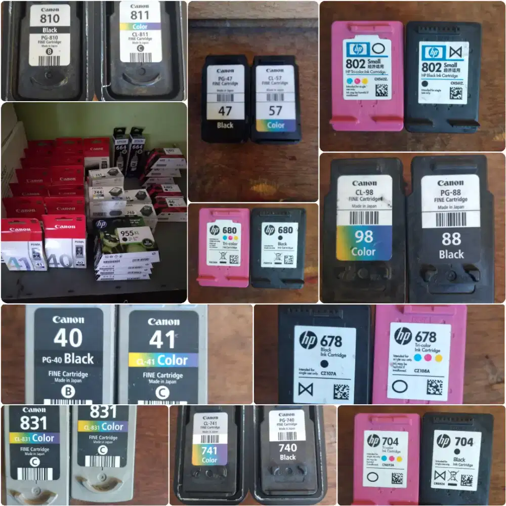 Menerima Dengan Harga Tinggi. Catridge Baru _BEKAS. Toner, Canon, Hp