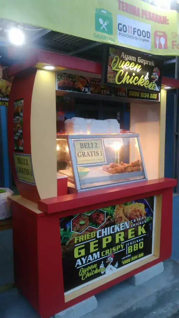 Jual booth/geobak kuliner