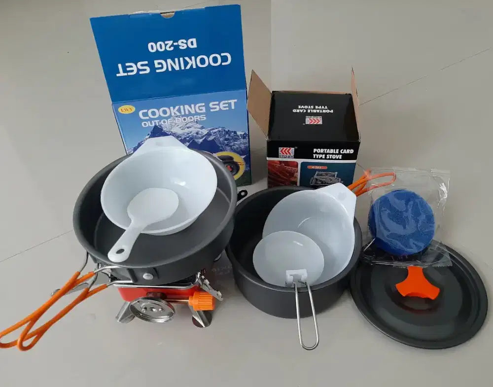 Paket hemat nesting kompor gunung portable
