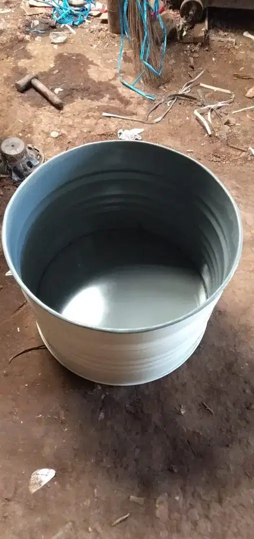 Pot drum besi 100l