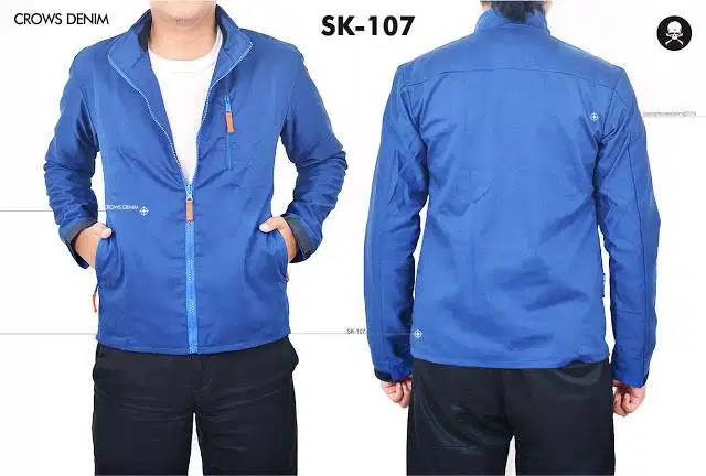 Jaket Medium Blue Casual Style – SK107