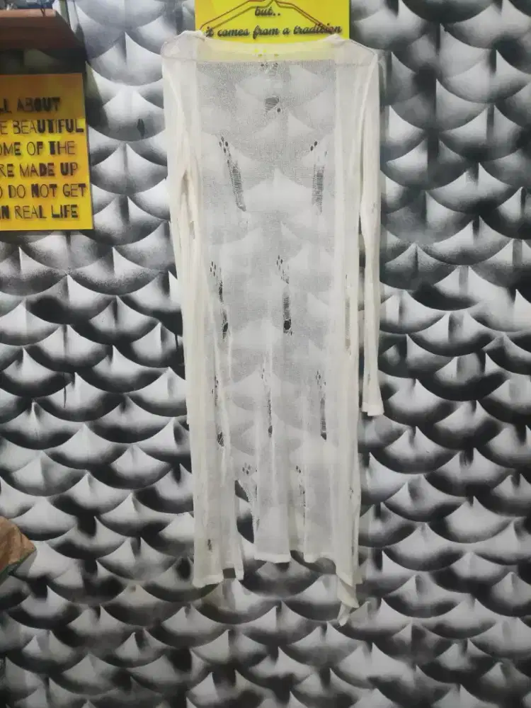 long cardigan/outer rajut preloved tjap karoeng