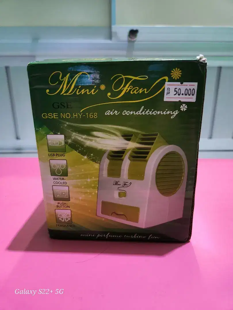 AC mini Portable Dobel Fan