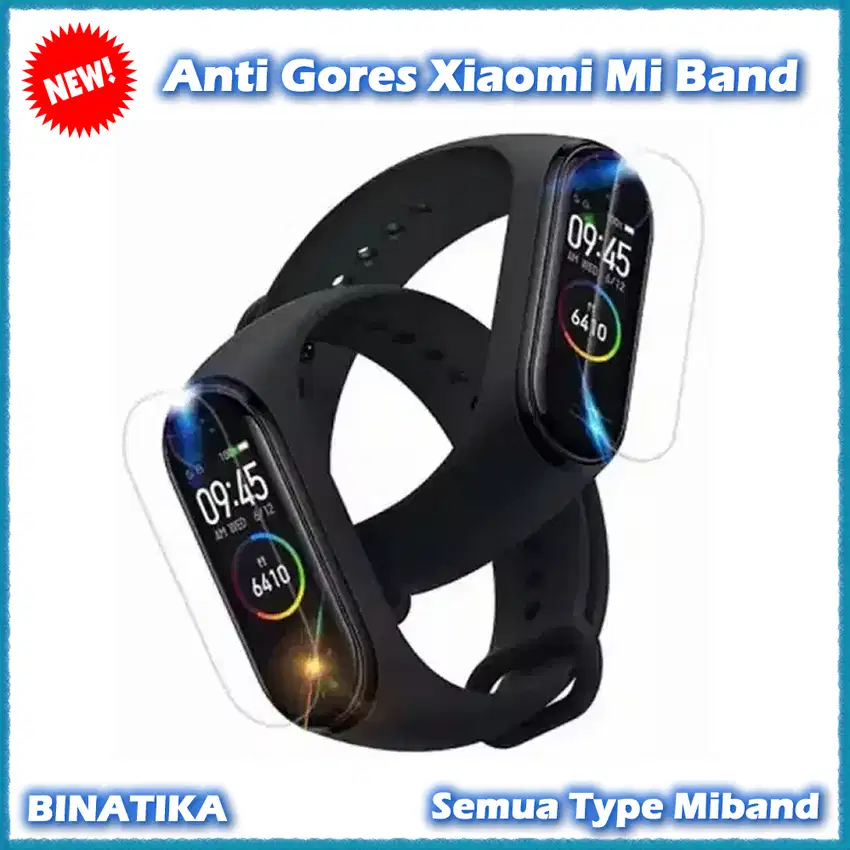 Lengkap - Screen Protector Anti Gores Xiaomi Smart Band Mi Band Miband